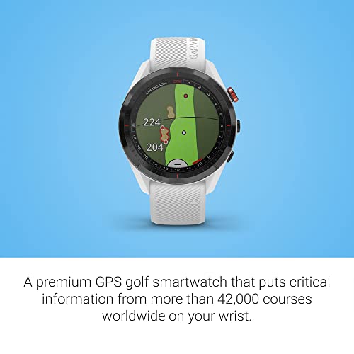 Garmin 010-02200-01 Approach S62 Smartwatch Golf White, Blanco