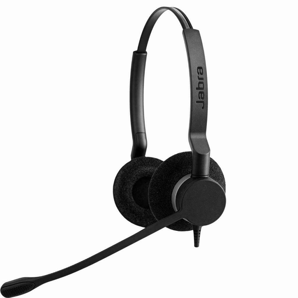 Jabra Biz 2300 - Auricular dúo con micrófono, con Cable y con cancelación de Ruido