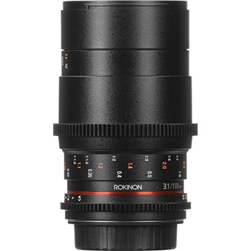 Rokinon Lente Macro T3.1 Cine DS de 100 mm para MFT