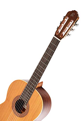 Ortega R180 - Guitarra clásica (cedro y bubinga, tamaño 4/4), color natural