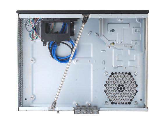 Silverstone SST-ML03B - Caja de ordenador de sobremesa (HTPC, micro-ATX, 1 x USB 3.0, interruptor de encendido/apagado integrado), negro