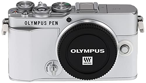 Cámara del Sistema Micro Cuatro Tercios Olympus Pen E-P7 Blanca, Sensor de 20 MP, LCD de Alta definición abatible, vídeo 4K, Wi-Fi, Control de Perfil Monocromo y del Color