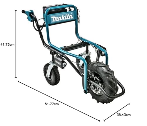 MAKITA 0088381849760 Carretilla, 250 W, 18 V, Azul