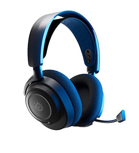SteelSeries Arctis Nova 7P Wireless - Cascos PS5 Inalámbricos - Controladores magnéticos de neodimio - 2,4GHz + Bluetooth - 38h de batería- Micro ClearCast Gen2 IA - PS5, PC, VR, móvil