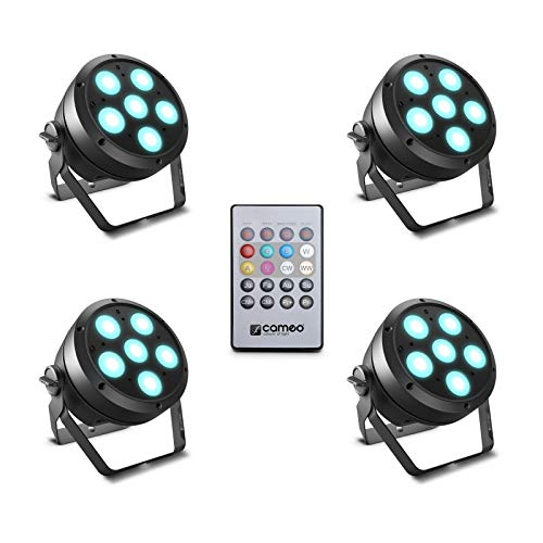 Cameo ROOT® PAR 6 SET 1 - Set compuesto por 4 x CLROOTPAR6 incluyendo un control remoto IR (CLPFLAT1REMOTE)