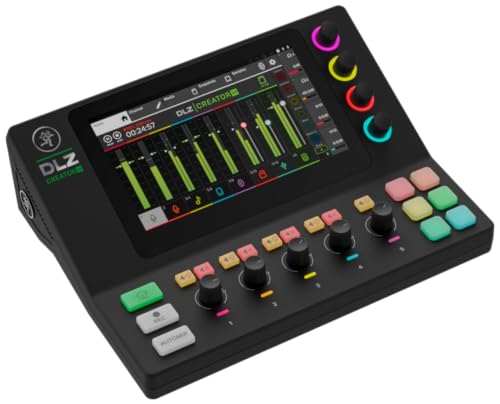 MACKIE DLZ Creator XS mezclador digital compacto adaptable para podcasting, streaming y YouTube con modos de usuario, tecnología Mix Agent, AutoMix y previos de micro Onyx80