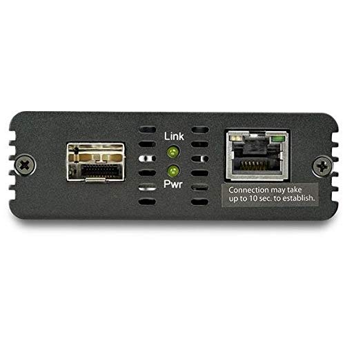 StarTech.com Conversor de Medios Ethernet de Fibra Óptica de 10Gb con Ranura SFP+ Abierta - Conversor de Medios de Fibra a Cobre 10GBASE-T