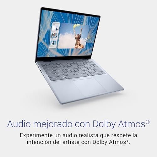Dell Inspiron 14 7440 Ordenador Portátil táctil Convertible de 14" FHD+,Intel Core i5-1334U, Intel Iris Xe Graphics,16GB RAM, 512GB SSD,Windows 11, Teclado retroiluminado QWERTY Español, Cloud Cover