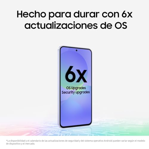 Samsung Galaxy A36 5G 128GB Teléfono Móvil, 6GB RAM, 50MP Cámara, Negro, Garantía del Fabricante 3 Años + 1 Año Extra