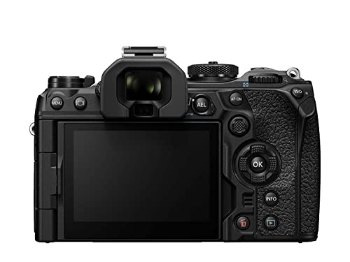 OM SYSTEM OM-1: cámara de Sistema Micro Four Thirds, Sensor Live Moc BSI apilado de 20 MP, AF de 1053 Puntos de Tipo Cruzado y estabilización de 5 Ejes