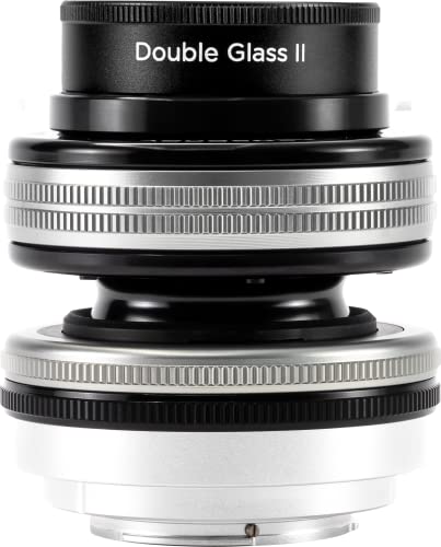 LensBaby - Composer Pro II con Doble Cristal II para Fuji X - Versión Mejorada - Compatible con Todos los Objetivos Optic Swap Actuales y anteriores - Diafragma Ajustable manualmente