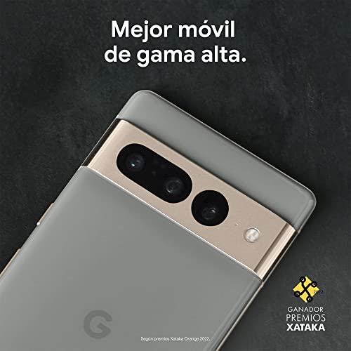 Google Pixel 7 Pro - Teléfono móvil 5G Android libre con teleobjetivo, objetivo gran angular y batería de 24 horas de duración - 128 GB, Nieve