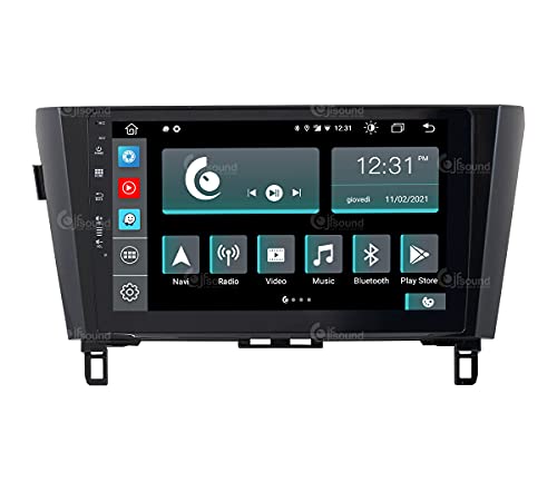 Radio de Coche para Nissan Qashqai Xtrail con Sistema 360° de Serie Android GPS Bluetooth WiFi USB Dab+ Touchscreen 10" 8core Carplay AndroidAuto
