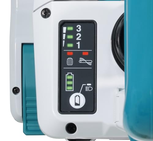 Makita VC010GZ Aspiradora Vertical sin escobillas, 3 Velocidades, Azul