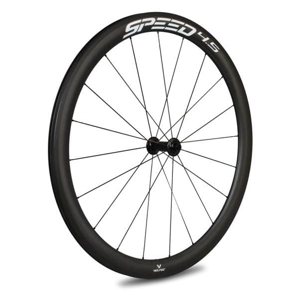 veltec Juego de Ruedas Speed 4.5 19 mm SR Rim Brake QR XDR, Adultos Unisex, Negro/Blanco, 622-19