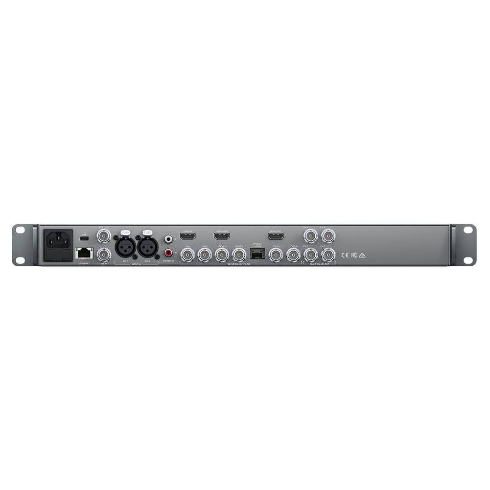 Blackmagic Design Teranex AV Active video converter - Conversor de vídeo (3840 x 2160 Pixeles, 525i,625i,720p,1080i,1080p,2160p, Active video converter, Gris, 100 - 240 V, 50/60 Hz)