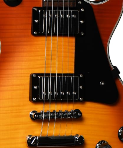 Santana Serpens Standard HB - Guitarra eléctrica, humbucker Hot PAF, cuerpo de caoba, Honey Burst
