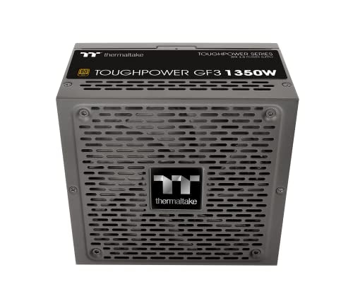 Thermaltake Toughpower GF 3 1350W | PC ATX 3.0 Power Supply | PCIe Gen 5.0 | 80-Plus-Gold | Fully Modular | Quiet 140 Fan | EU Certified | Black