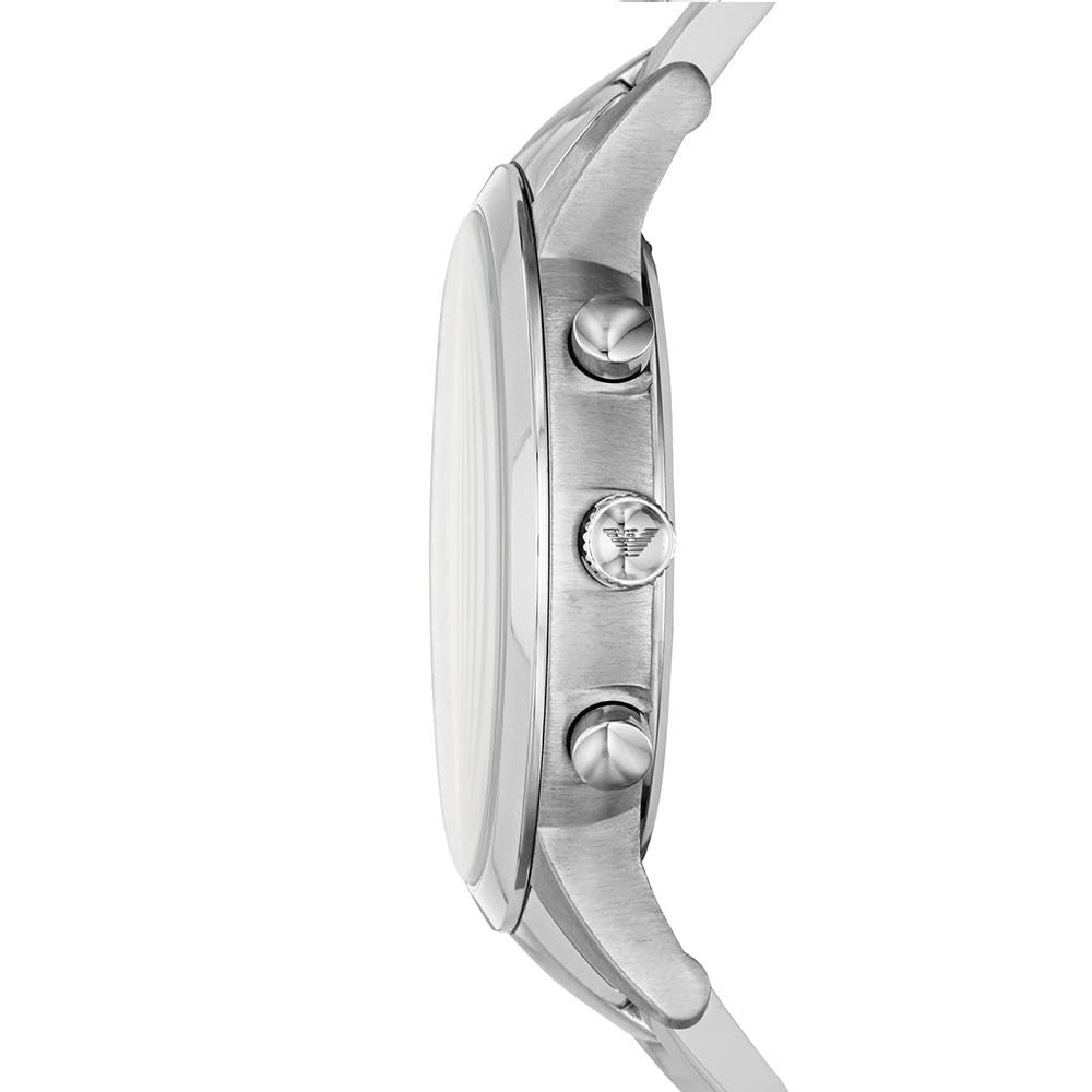 EMPORIO ARMANI Reloj Analógico para Hombres de Cuarzo con Correa en Acero Inoxidable AR11507
