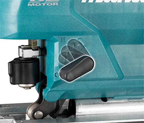 Makita DJV184RTJ -Sierra de calar, sin escobillas de iones de litio LXT de 18 V, incluye 2 baterías de 5,0 Ah y cargador suministrado en una caja Makpac