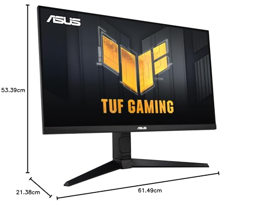 ASUS Monitor de juegos TUF Gaming VG27AQML1A 27" (QHD (2560x1440), overclock de hasta 260Hz (240Hz nativo), ELMB Sync, FreeSync Premium, 1ms (GTG), Overdrive Variable, 100% sRGB, DisplayHDR 400)