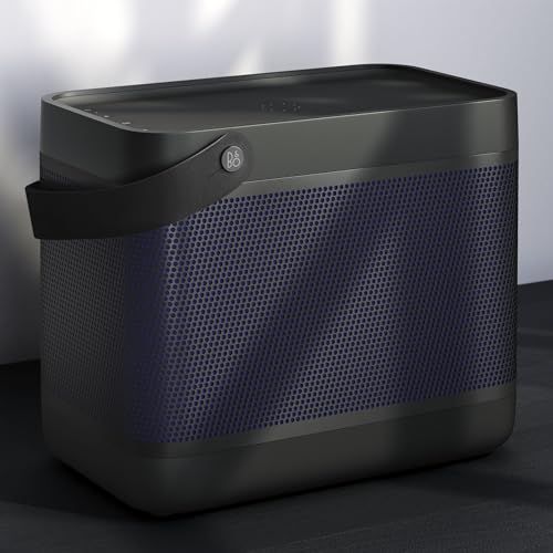 Bang & Olufsen Beolit 20 Potente Altavoz Bluetooth Inalámbrico Portátil para Uso en Casa y Exteriores con Sonido de 360 Grados y Cargador Inalámbrico Qi Integrado para Teléfono Black Anthracite