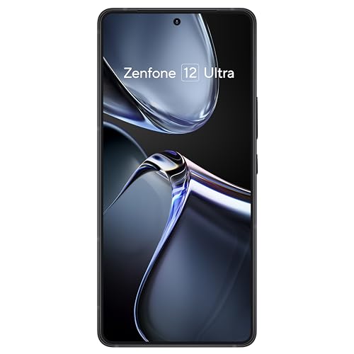 ASUS Zenfone 12 Ultra, Oficial UE, Negro ébano, 16GB de RAM, 512GB de Memoria, Snapdragon 8 Gen Elite, 6.78" AMOLED 144Hz, 50MP cámara con Gimbal
