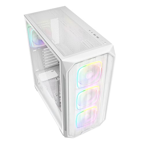 Sharkoon AK5M RGB White ATX - Carcasa para PC