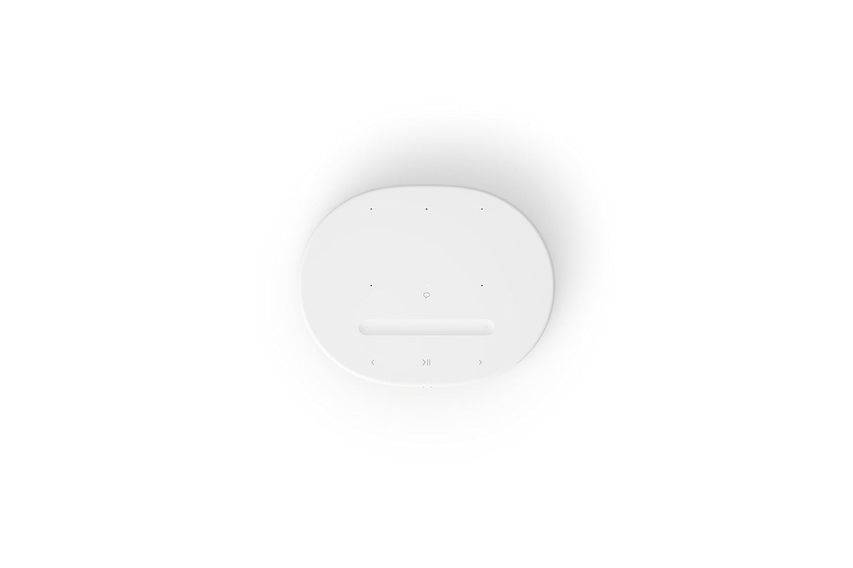 Sonos Move 2 | Altavoz portátil inalámbrico con Wi-Fi, Bluetooth, Amazon Alexa, 24 Horas de autonomía y Base de Carga inalámbrica - Blanco