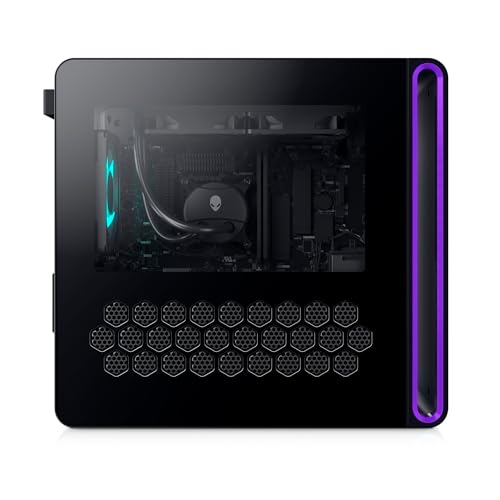 Alienware Aurora R16 Ordenador de sobremesa Gaming, Procesador Intel Core i7-14700F, NVIDIA GeForce RTX 4060Ti 8GB, RAM 16GB, SSD 1TB, Windows 11 Home, Teclado AZERTY Francés Negro