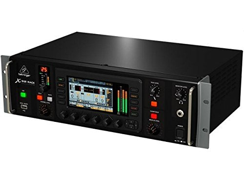 Behringer X32 RACK Mezclador digital en rack de 40 entradas y 25 buses con 16 preamplificadores Midas programables, interfaz de audio USB y control remoto para iPad/iPhone*