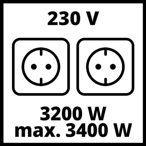 Einhell Generador eléctrico (gasolina) TC-PG 65/E5 (potencia permanente 3,2 kW a 230 V y 3,6 kW a 400 V, 13 A corriente nominal a 230 V, 25 L depósito para gasolina super E5)