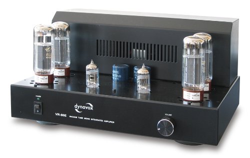 Dynavox VR-80E - Amplificador a válvulas mono, color negro (importado)