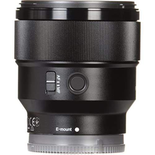 Sony SEL85F18 85mm F/1.8-22 Lente de cámara Fija de teleobjetivo Medio, Color Negro