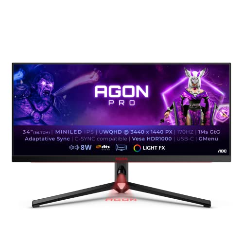 AOC Argon Pro AG344UXM 3440x1440/1000cd/1 ms DP HDMI USB-C