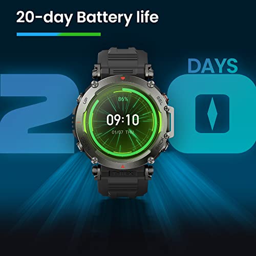 Amazfit T-Rex Ultra 47mm SmartWatch Reloj Deportivo Premium Multideporte con GPS Navegación en Tiempo Real Ejercicio de Fuerza 160+ Modos Deportivos Frecuencia cardíaca Monitoreo SpO2