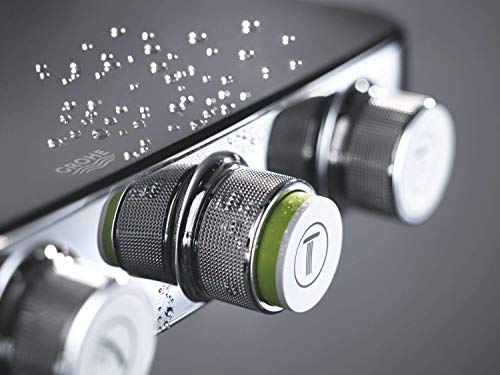 Grohe Euphoria SmartControl System 310 Cube Duo - Sistema de ducha con termostato incorporado, acabado cromado (Ref. 26508000)