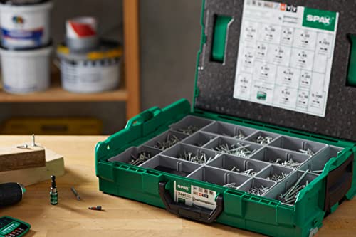 Spax montaje maletín, L-Boxx, WIROX a3j, de cabeza avellanada Star Plus, 5000009161019