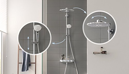 Grohe Euphoria Smartcontrol 310 Duo - Conjunto de ducha con termostato Incorporado, Moon White (26507LS0)