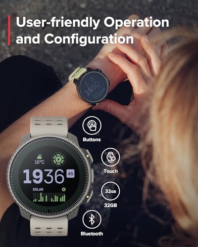 SUUNTO Vertical Reloj Deportivo - Smartwatch GPS, GPS de Doble Frecuencia, Mapas sin Conexión Gratuitos, Autonomía de hasta 50 Días, Carcasa Resistente Militarmente, Resistente al Agua hasta 100m