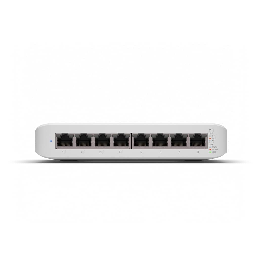 Ubiquiti UniFi Switch Lite USW-Lite-8-POE - Switch - gestito - 8 x 10/100/1000 (4 PoE+)