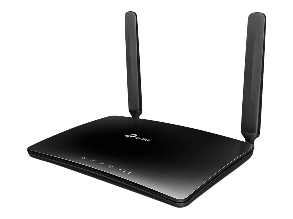 TP-Link Archer MR400 - Router 4G LTE WiFi (Cat 4), AC1200 Doble Banda, MicroSim, Antenas Desmontables, Puertos Ethernet WAN/LAN, fácil configuración, Compatible con Todos los operadore
