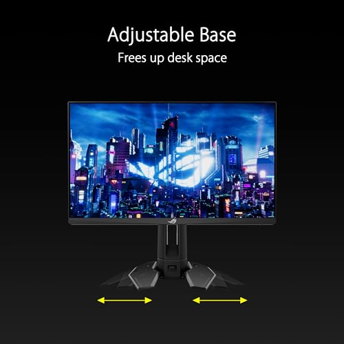 ASUS ROG Swift Pro PG248QP Monitor NVIDIA G-Sync (24,1 Pulgadas FHD, 540 Hz (OC), Panel Esports-TN, NVIDIA Reflex Analyzer, ULMB 2, Base Ajustable, códec ESS, DisplayHDR 400)
