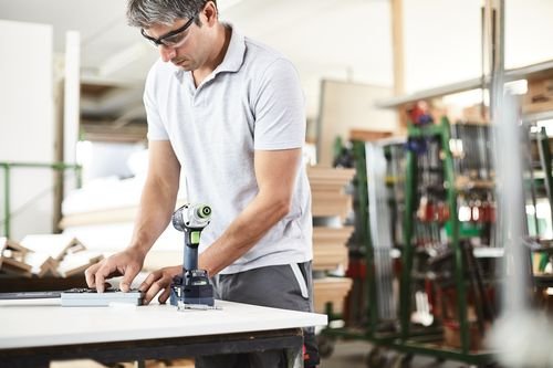 Festool 574702 - Taladro atornillador de percusión de batería QUADRIVE, PDC 18/4 Li 5.2-Plus