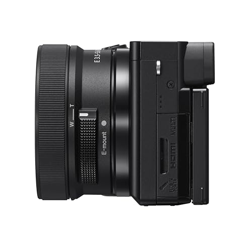 Sony ILCE6100AXB.CEC Alpha 6100 Cámara Evil APS-C con Objetivos Zoom, Color Negro, Cargador Incluido, Sin Tarjeta