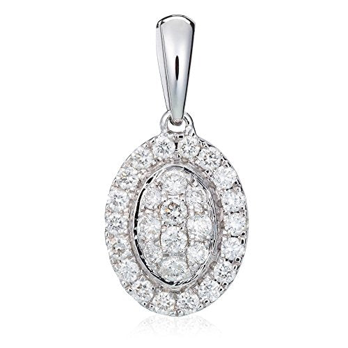 Orphelia Weigold HD-4204 - Collar para mujer de 18 quilates (750), diamante blanco