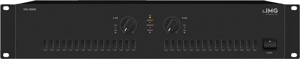 AMPLIFICADOR ESTEREO DIGITAL, 2x500 IMG STAGE LINE STA-1000D