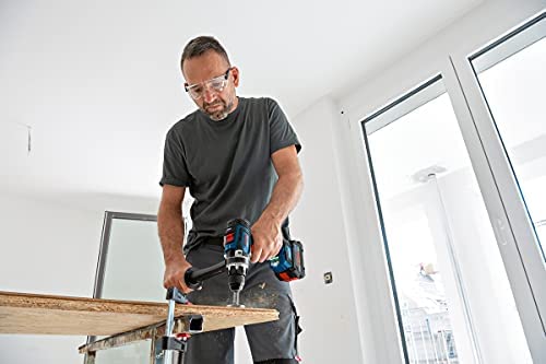 Bosch Professional BITURBO GSR 18V-150 C - Atornillador a batería (18V, 150 Nm, 2200 rpm, conectable, sin batería, en L-BOXX), Azul, solo