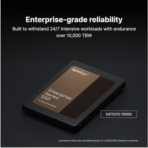 Synology SSD SATA de 6.3 cm Enterprise SAT5210 7000 GB (7 TB)