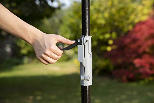 IKRA tijeras cortasetos telescópico a batería ICPH 2040, incl. 2x batería, cargador rápido y cinta de hombro